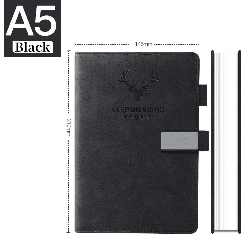 Promotion Custom Business Gifts A5 Size  PU Notepad Company Activities Book Printable Logo Business Notebook