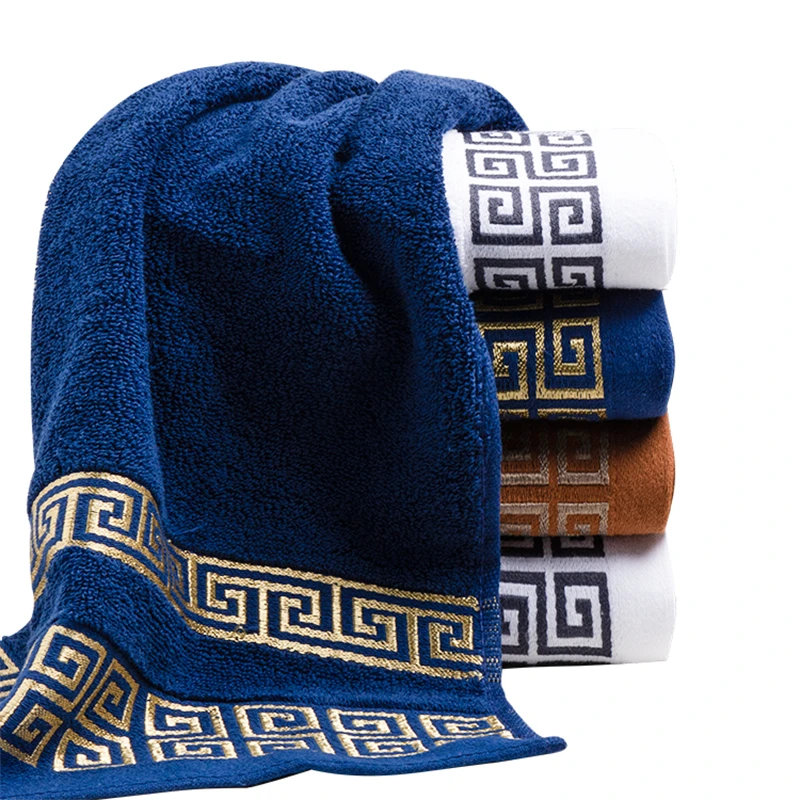 Мягкое банное полотенце 70*140 гостиничные качественные абсорбирующие полотенца для лица набор роскошных банных 100% из органического хлопка тканые однотонные прямоугольные взрослых