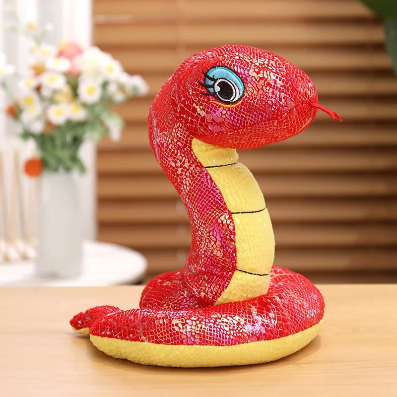 Stuffed Animal Good Quality Green Soft Long Body Toy Custom Plush Snake