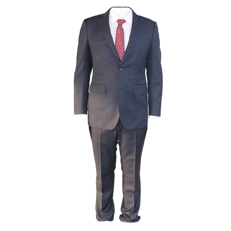High Quality Oem Customizable Design Black Grey Sample Ladies Office Bank Uniform Suits for Men