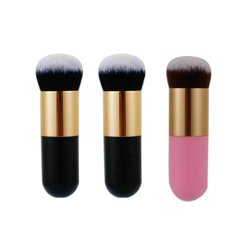 single Mushroom head foundation brush Flat head makeup brush Come in many colors