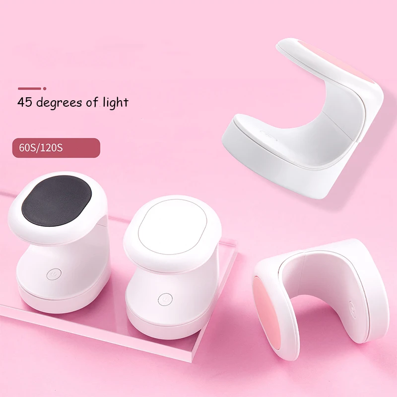 16W mini lamp single finger nail lamp Portable USB interface UV LED Nail Dryer Extension gel tips Nail Lamp