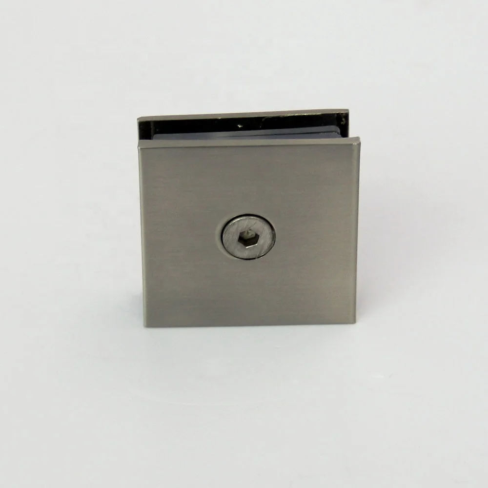 Stainless Steel Glass Clamps Bracket with Bevel Edges