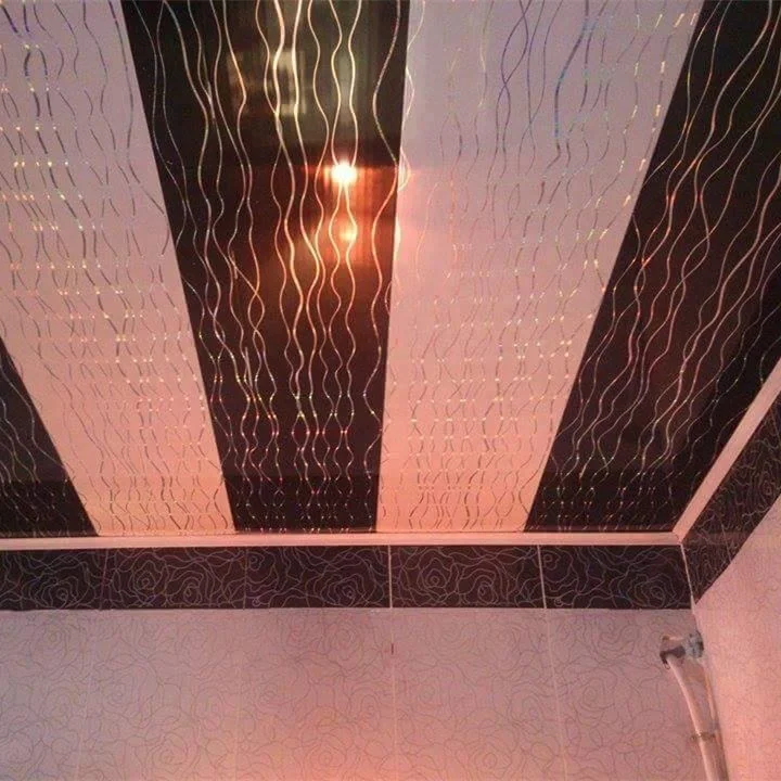Chapas Para Techos Plastic Pvc Gloss Ceiling Board Lambri Chinois Plafon Cielo Raso Pvc En China