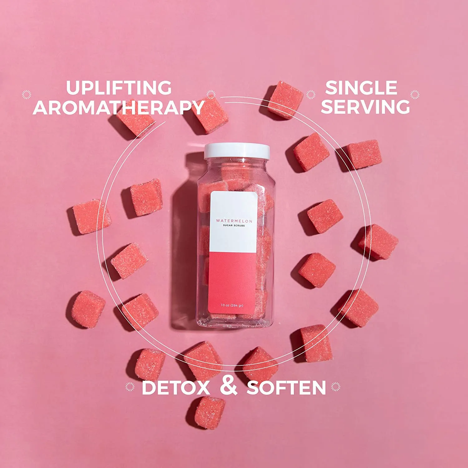 OEM Skin Lightening Body Scrub Balls Cleaning Essential Oil Cane Sugar Scrub Cubes Fun Exfoliating Body Scrub