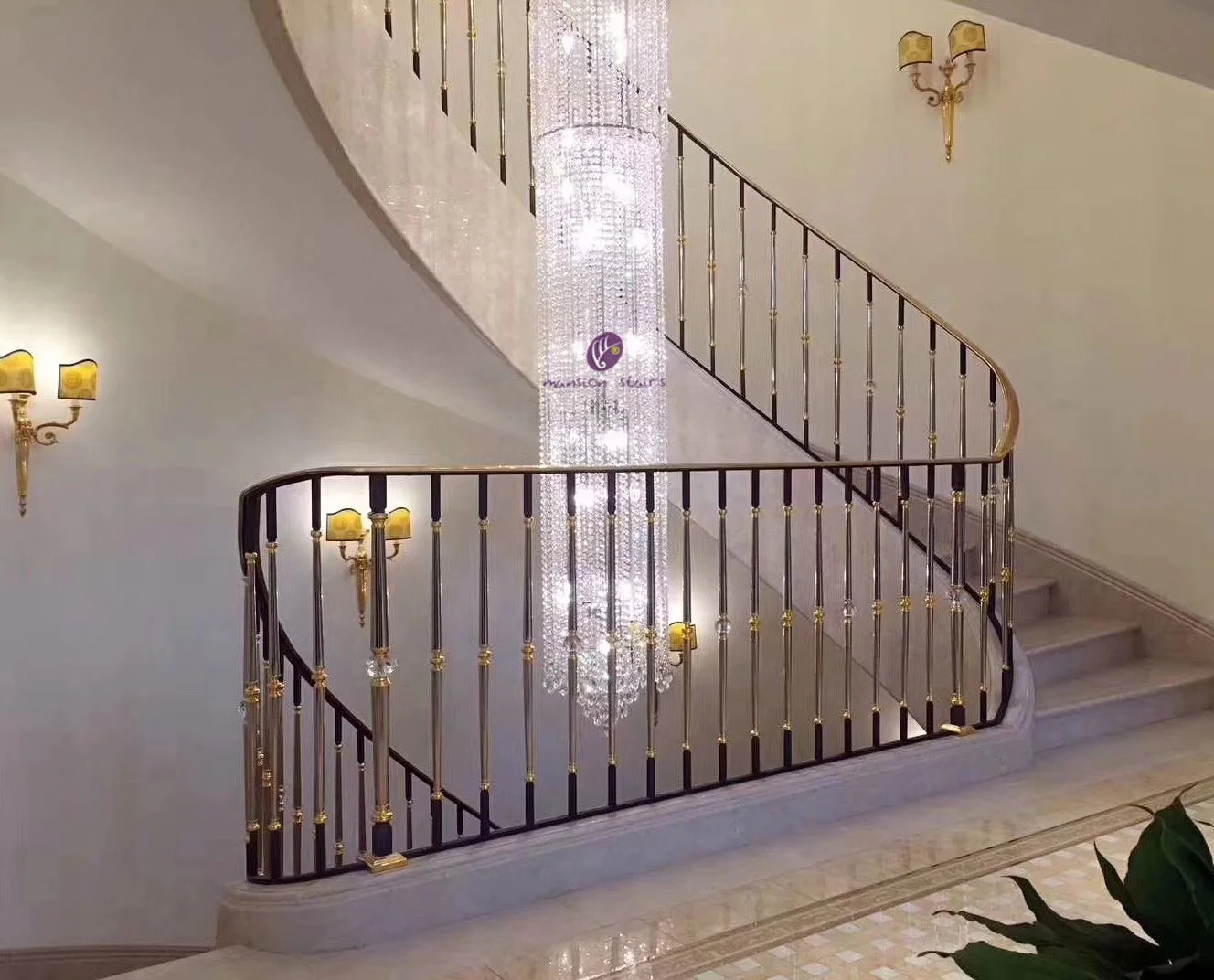 
Optional Pattern Aluminum Alloy Balustrade Outdoor 