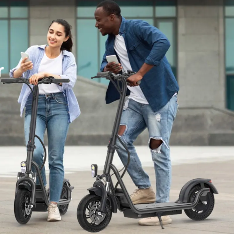 TOMOLOO F2 wholesale long rang 80km 12inch fsat folding adult off road cheap electric scooter free shipping