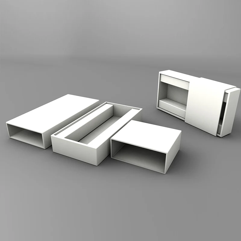 Wholesale Customized packaging paper Cardboard Drawer gift Box with child lock