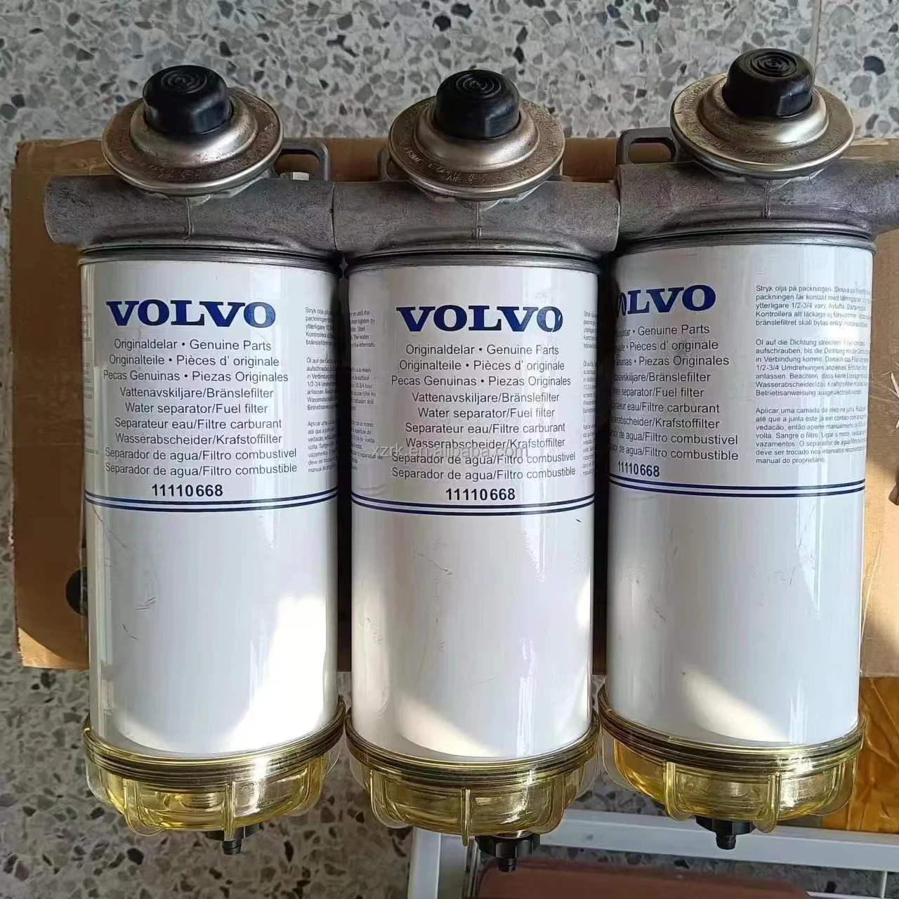 11110670 EC210 EC290 EC140Blc  Excavator Oil Fuel Water Filter Separator Assy for VOE11110670 11110670