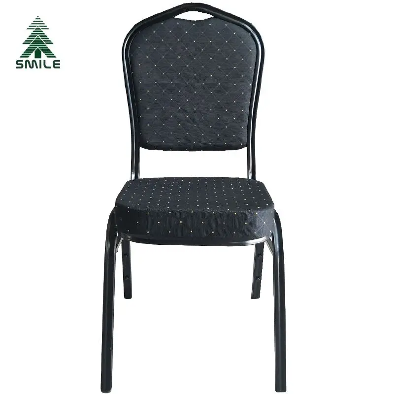 Hot Sale Cheap Free Sample Stackable Party Metal Aluminium Legs Fabric Seat Banquet Chairs