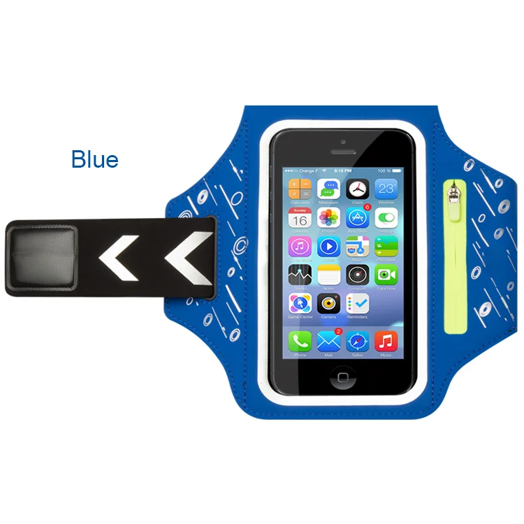 Waterproof Multifunctional Arm Pouch Bag Neoprene Sports Arm Band with Call Phone ID Card Holder 2023 6.5 Inches Unisex Nylon