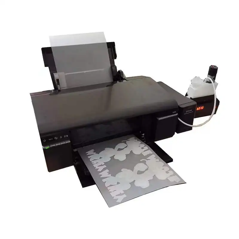 2023 Brand New A4 DTF Printer L805 Inkjet Label 3D Tshirts Printing Machine Imprimanter for Party Shirt Hat Gift Decoration