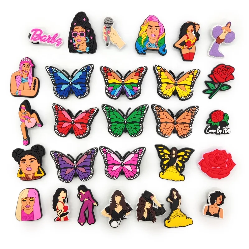 New Arrivals Karol G Croc Shoe Charms Singer Shoe Charms for Shoe Decorations