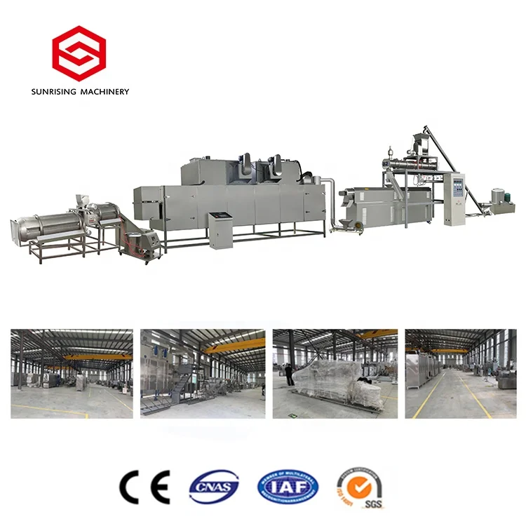 Inflated kibble small wet dog food machine extruder cat food machine pet food processing machine