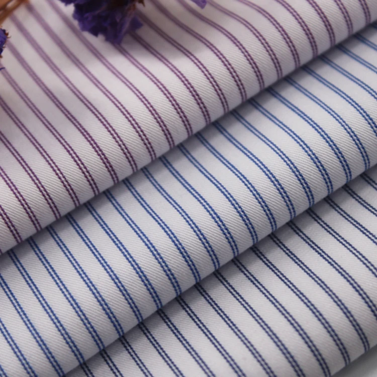 hot sale 50 bamboo 50 microfiber yarn dyed woven shirt fabric for men