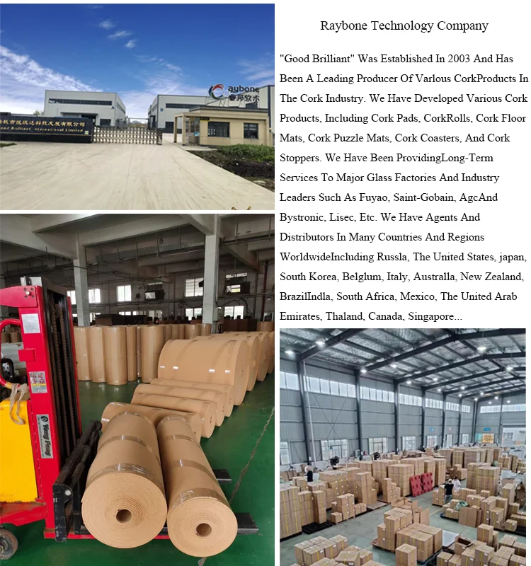 China Cork Manufacturing Customized Natural 3Wood Cork Underlayment Underlay Roll Rolls for home wood flooring