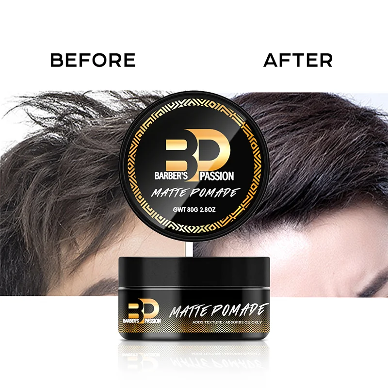 Изготовленный На Заказ ингредиент принимается матовая отделка текстурированная для укладки волос шелковая глина текстура паста Матовый крем