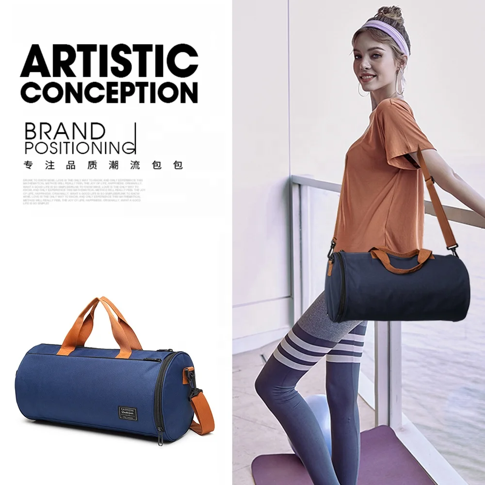 Tuguan small private label training bag mini sport gym bag pink women pink bags duffle