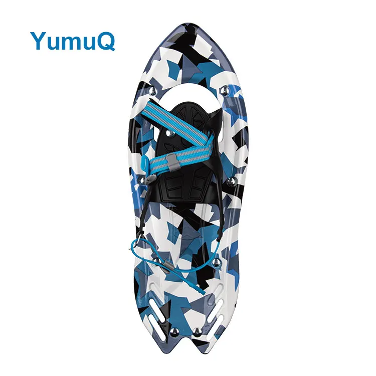 YumuQ Custom Logo Plastic Lightweight One Pull Kids Winter Snowshoes Mountain Products Trekking Hiking Walking