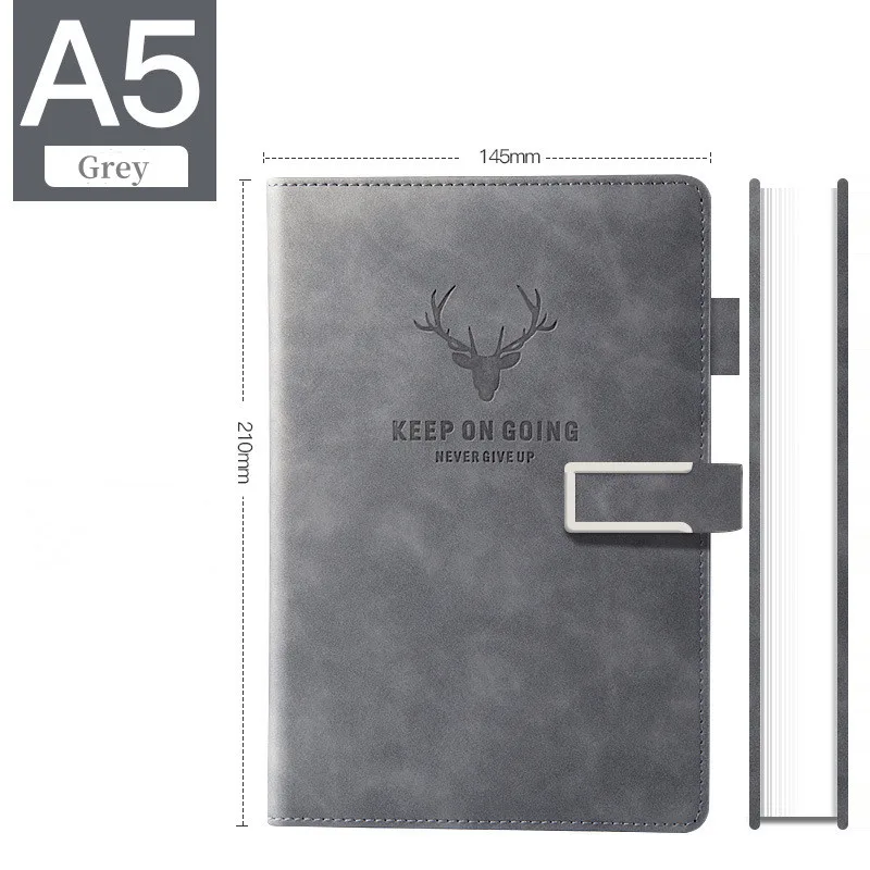 Promotion Custom Business Gifts A5 Size  PU Notepad Company Activities Book Printable Logo Business Notebook