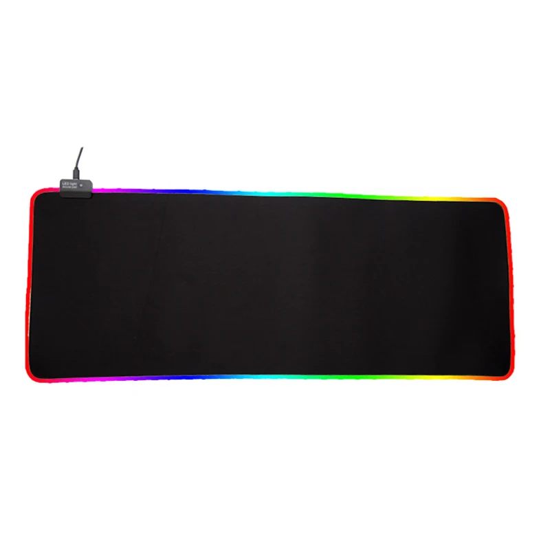  Игровой коврик для мыши RGB Мягкий Нескользящий Коврик с резиновой основой ноутбуков ПК