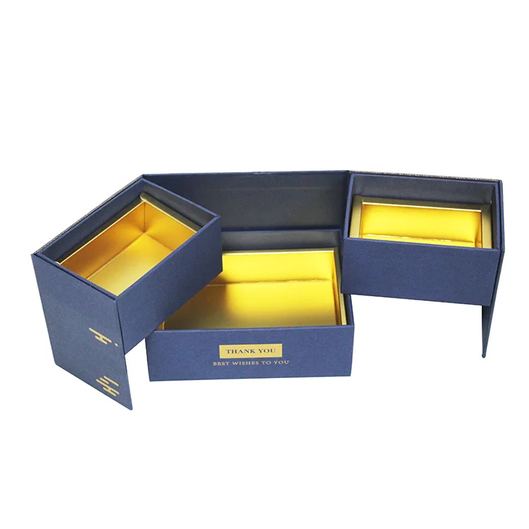 New Design Luxury Handmade Wedding Favour Lid and Base Cardboard Candy Packaging Gift Boxes for Anniversary Present