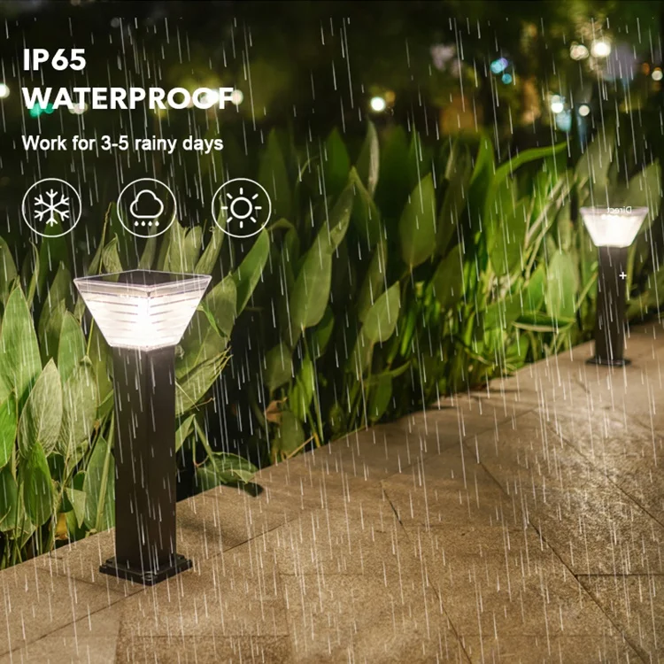 6400 мАч большая батарея на солнечной батарее уличная дорожка декоративная Ландшафтная водонепроницаемая лампа Светодиодная Солнечная для газона садовые огни