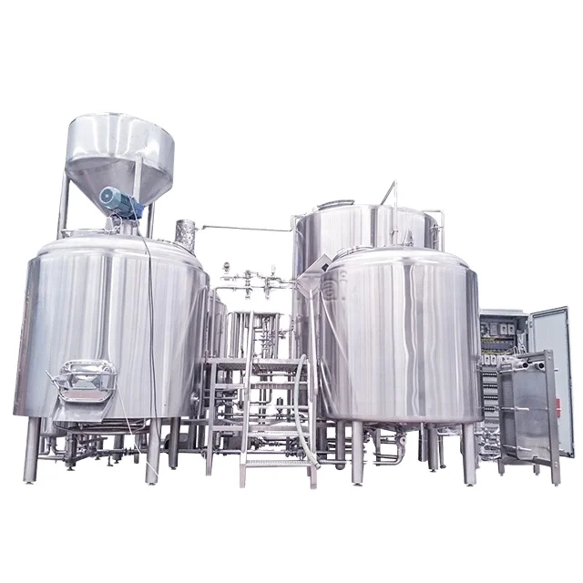 Customization Brewery Equipment 2500L Three Vessel brewhouse whole set beer brewing system brewery equipment