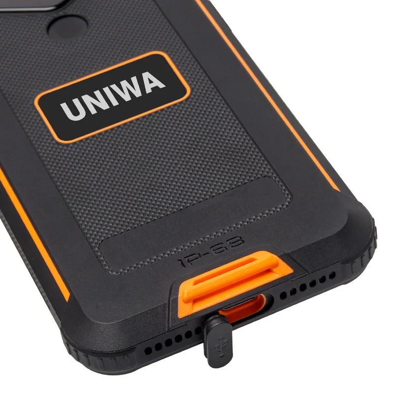 UNIWA F965 Pro 6 Inch Android 13 6GB RAM 128GB ROM Fingerprint Unlock 5000mAh Battery Android Rugged Handheld PDA with NFC