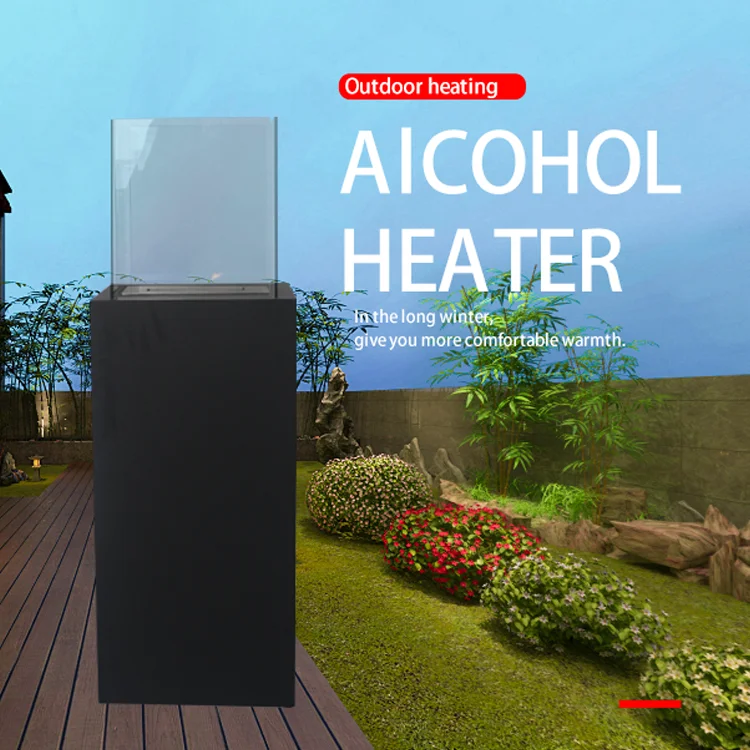 Direct Manufacturer Free Standing Table Top Square Fire Pit Oem Bio Ethanol Outdoor Indoor Fireplace Heater