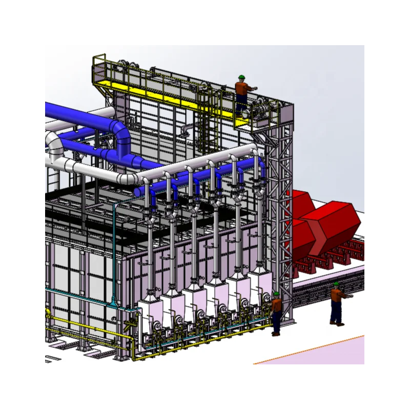 
Roller Energy Saving Low Nitrogen Regenerative Car Bottom Heat Industrial Furnace 