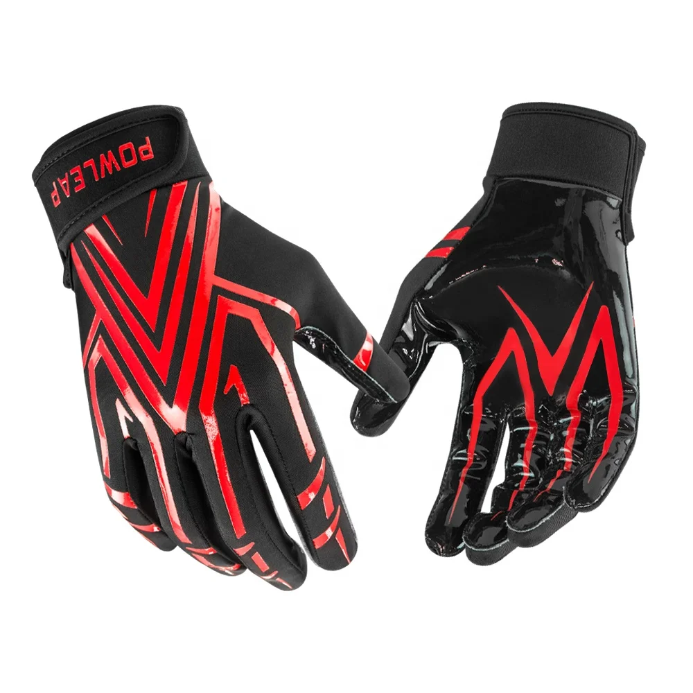 2024 High Performance American Football Gloves High Quality Receiver Gloves Good Price Football Receiver Gloves
