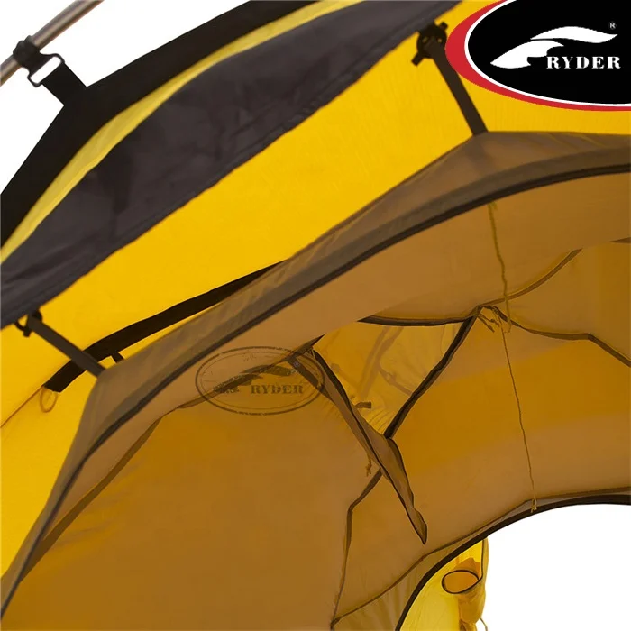 Professional High Altitude Windproof 2 Person 4 season Aluminum Geodesic Top Quality Tactical  Mountain Tent for Extreme Weather