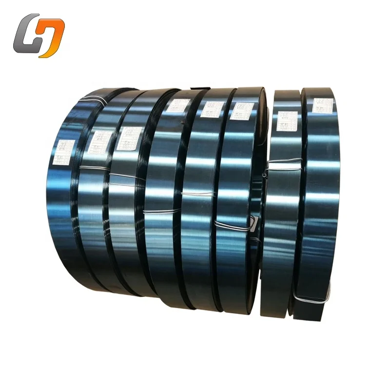 Полированная синяя пружинная стальная полоса 65MN 1,4 мм, полосы из высокоуглеродистой стали для вращающейся двери затвора