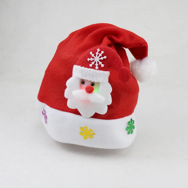 Wholesale Christmas Headband Clown Decoration Hair Accessories with Led Light Party  Packing Cap