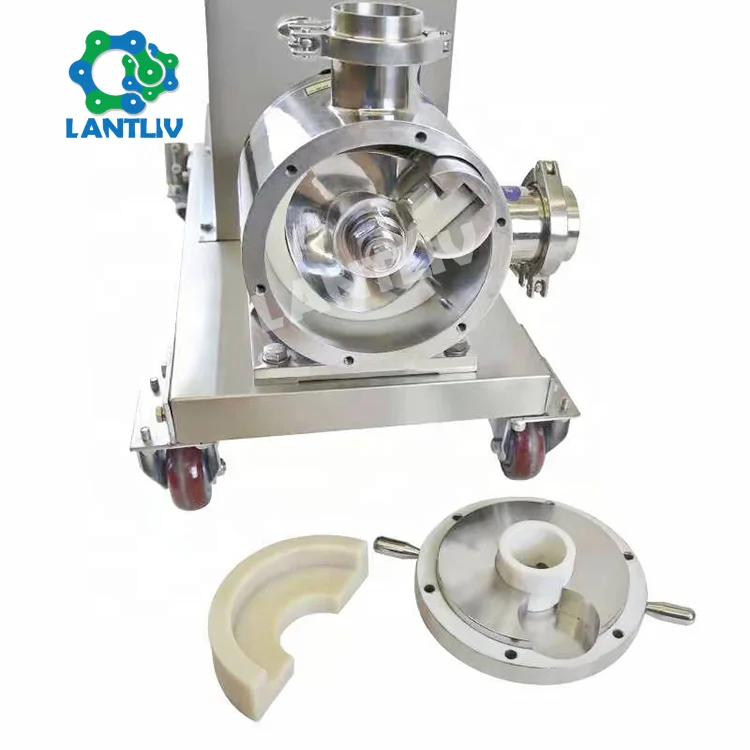 Horizontal Low Shear Transfer Feeding Food Grade Pump Stainless Steel Super Low Shearing Grinding Sanitary Sine Pump