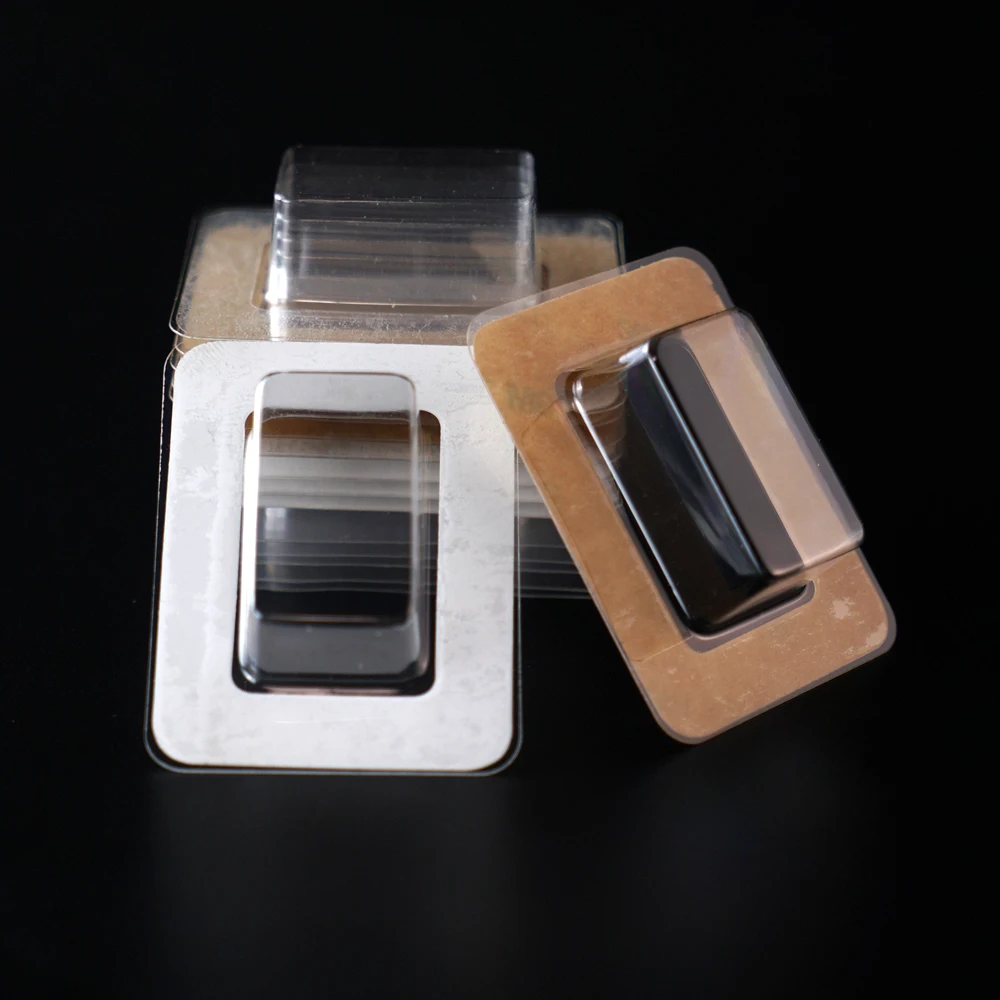 Customized Heat Sealing Trapped Cardboard Blister Packaging Tear-proof Paper Blister With Adhesive Strips