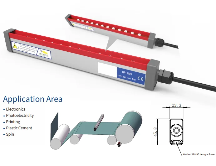 Static Electricity Ion Bar Anti Static Equipment Static Eliminator 6KV Antistatic Transformer