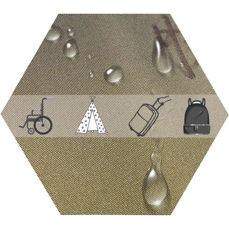 Водонепроницаемая ткань Оксфорд для палатки 210D ткань Оксфорд с ПВХ наружная ткань