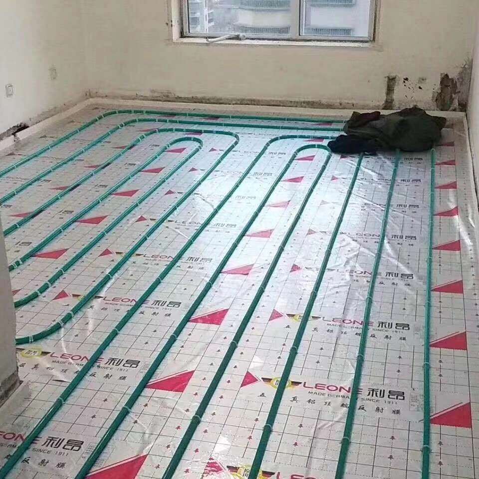 Underfloor Heating Designed Aluminum Heat Insulation Foil Film floor heating film radiant floor panels reflective 50m  foil film