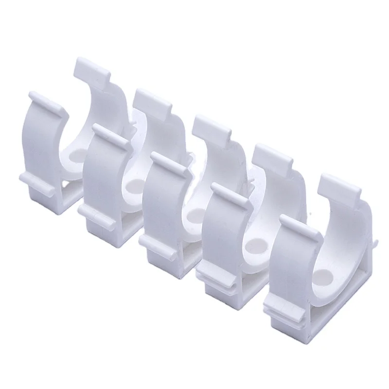 Pipe clamp Different models can be linked plastic wall cable clip Commonly used in decoration pipe clip
