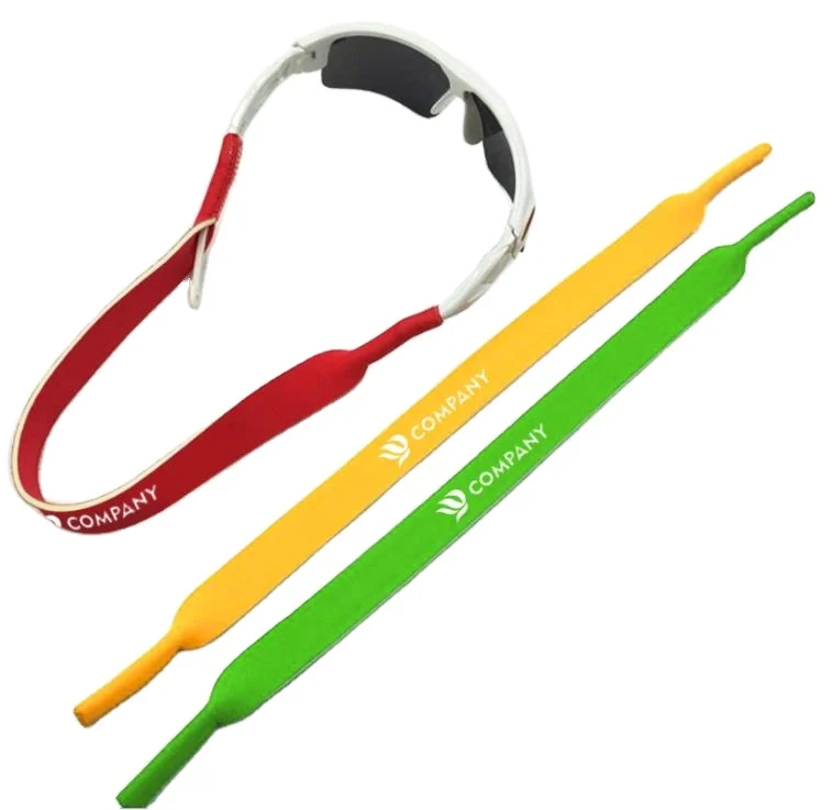 Custom Floating Sunglasses Retainer Strap Lanyards Neoprene Sports Sunglasses Retainer Waterproof Neck Cords with Logo Custom