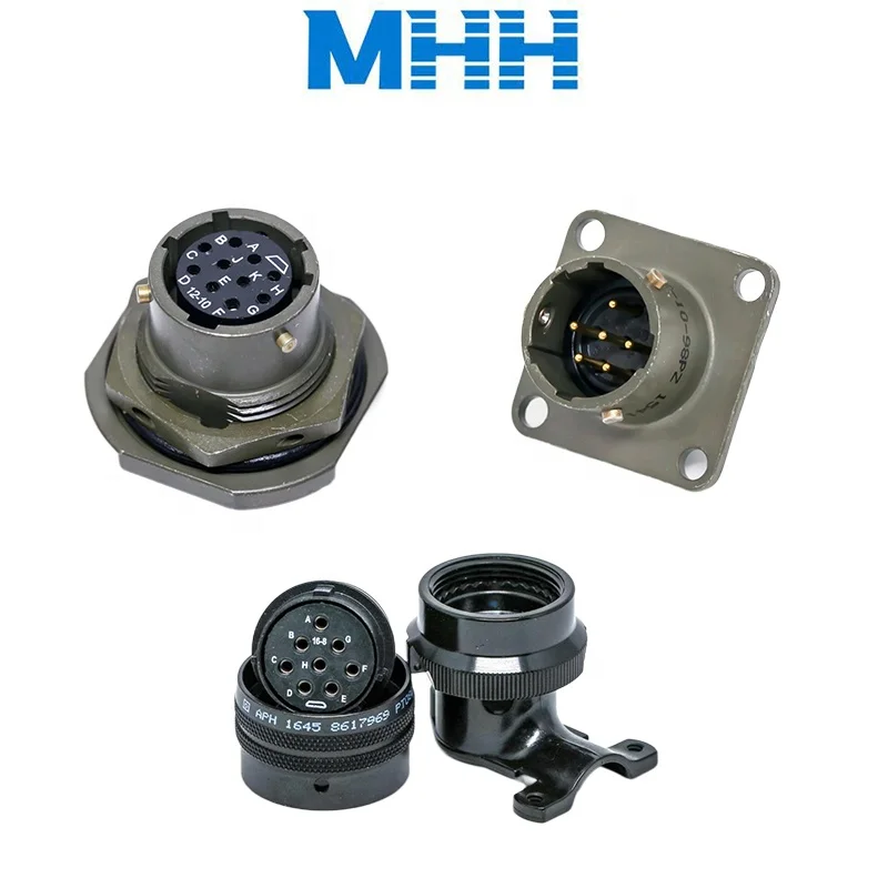 original circular connectors PT06A-12-8P(SR)   Waterproof IP67 PT Series 26482 rj45 socket Amphenol circular connectors