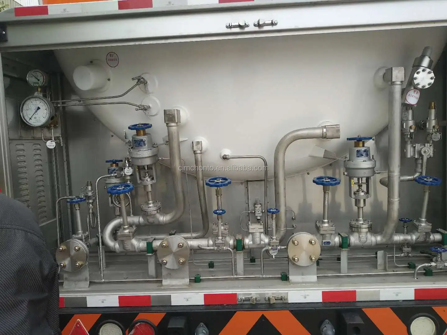 Customized Low Temperature Cryogenic Liquid LNG CO2 Semi Trailer Truck for Sale