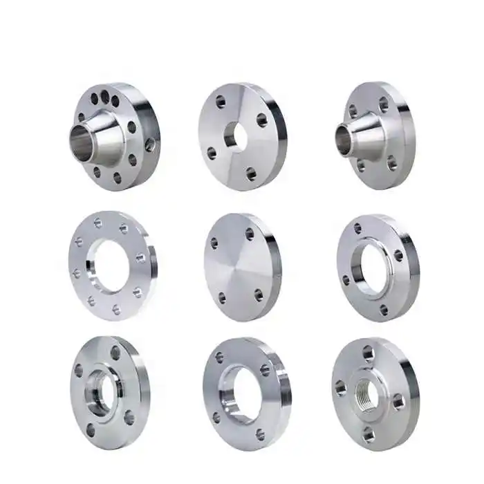 ASTM SS 304 316 A105 Pipe Fittings Weld Neck Socket Carbon Steel Weld RF RTJ SCH10 Class 150 Lbs 300lbs Flange Square Forged