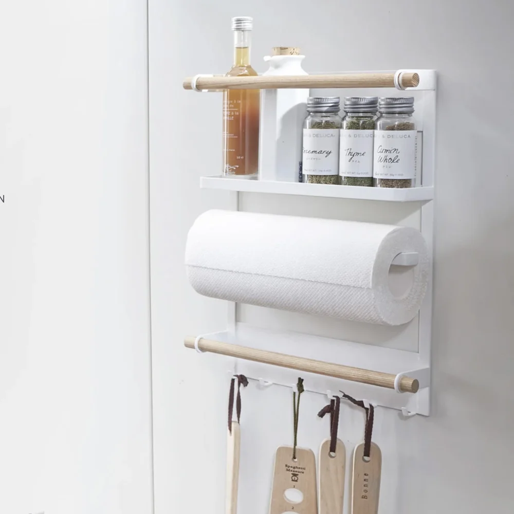 Safe And Strong Modern Design Perfectfor Any Home Kitchen Storage Shelf Paper Towel Holder Storage rack