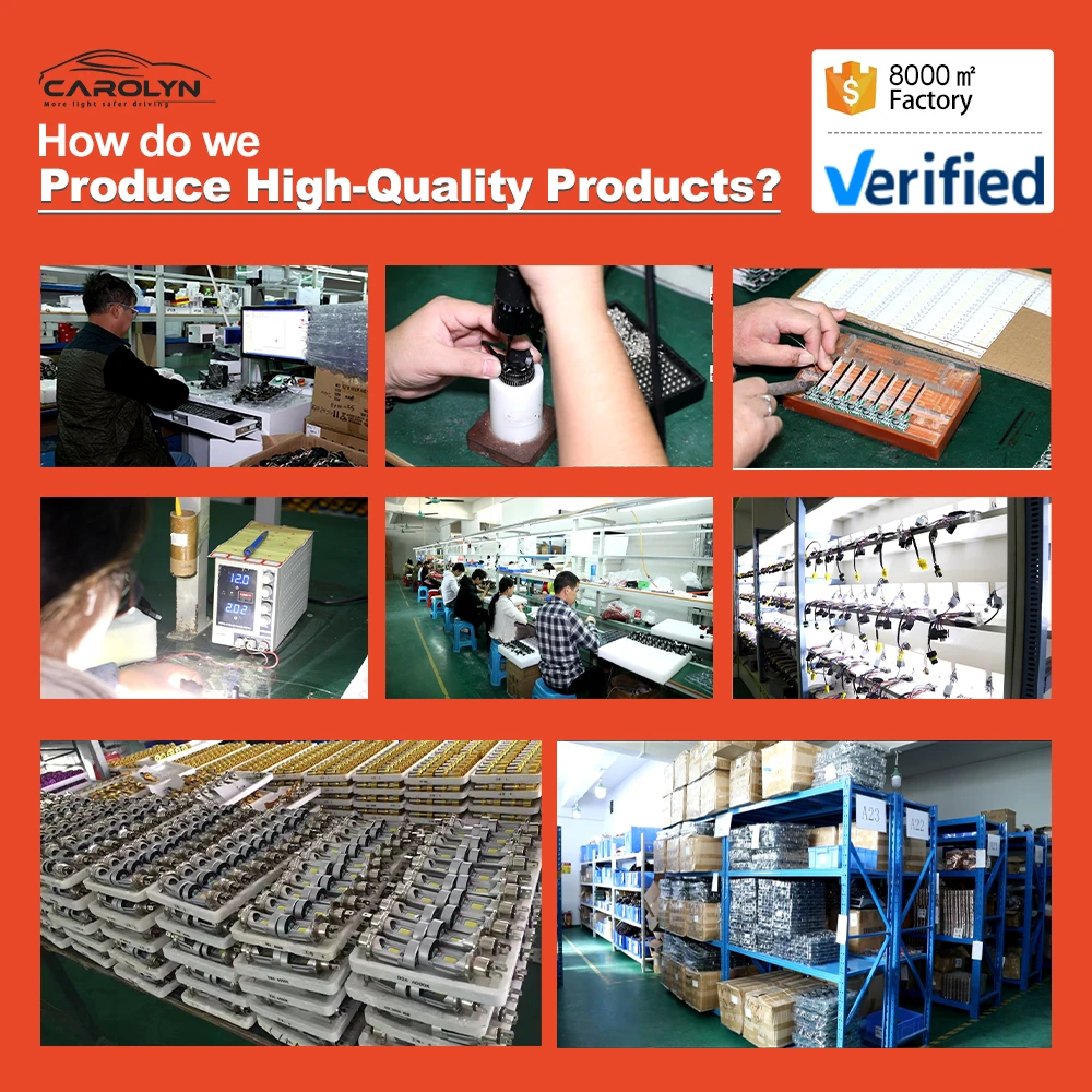 Universal Auto h7 100w Led Headlight Bulb CSP 3570 4500 6000 8000k 3 Color h4 Car Led Headlight With Lamp Base Adapter Socket