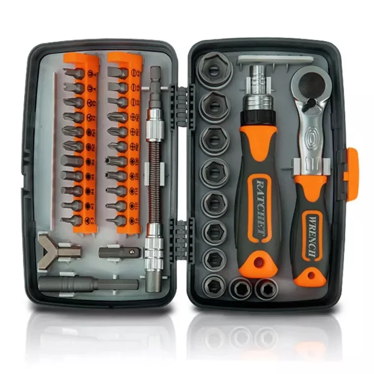 OEM Screwdriver Bits & Sockets Set Home Repair Tool Kit with Storage Case for Furniture/Car/Computer/Electronics Maintenance