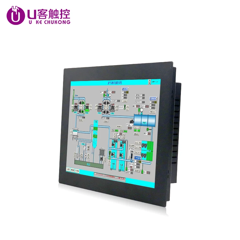 HD wall mount computer with 12.1 inch resistive touch screen and core i5 3th generation processor Built in WIFI and support VGA