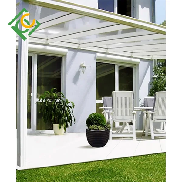 Polycarbonate awnings sunshade deck balcony awning details